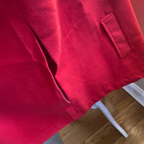 Red wool poncho coat ❤️😍🥰❤️😍🥰❤️😍🥰 - Picture 10 of 13